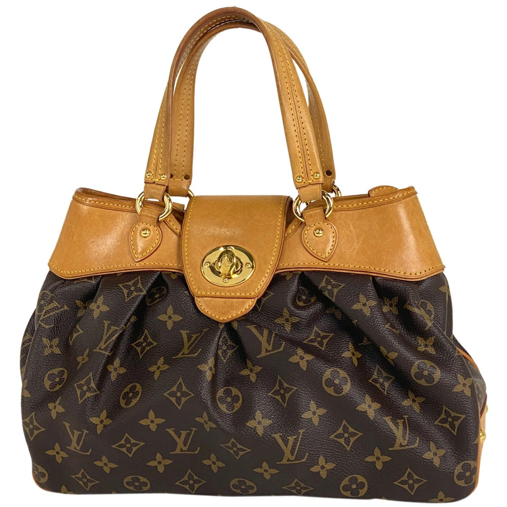 Louis Vuitton Boetie Turnlock Tote Bag Monogram Brown
